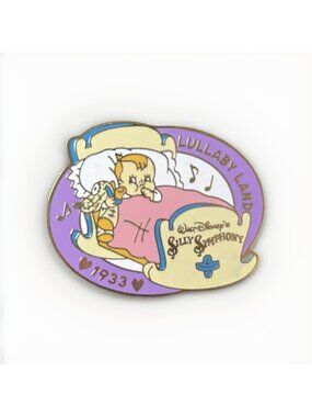 Disney Pin Lullaby Land 1933 Silly Symphony Baby Cradle Limited Edition JAPAN